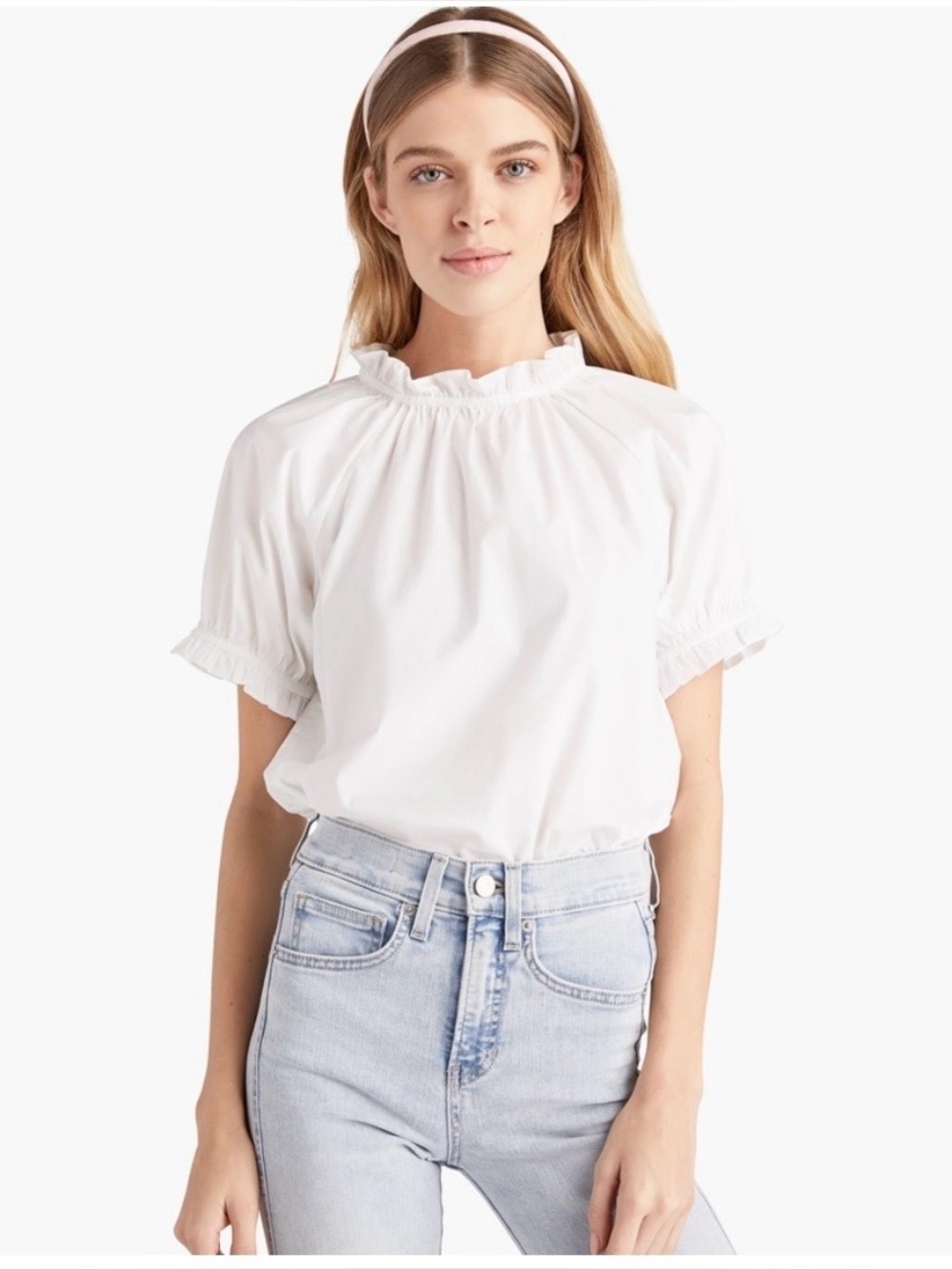 HILL HOUSE- The Kit Top White Size S